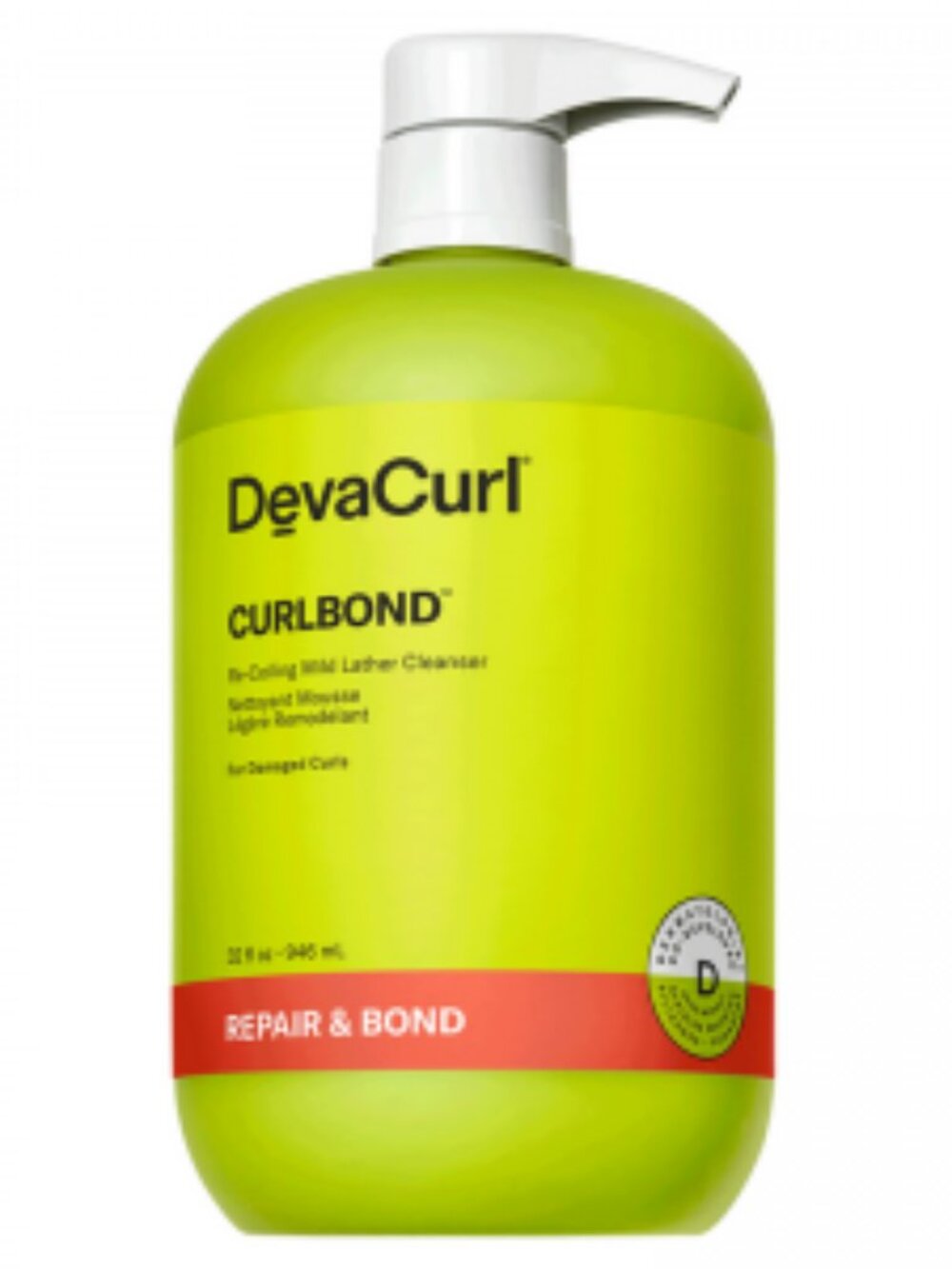 DevaCurl CurlBond Re-Coiling Mild Lather Cleanser 32 Oz